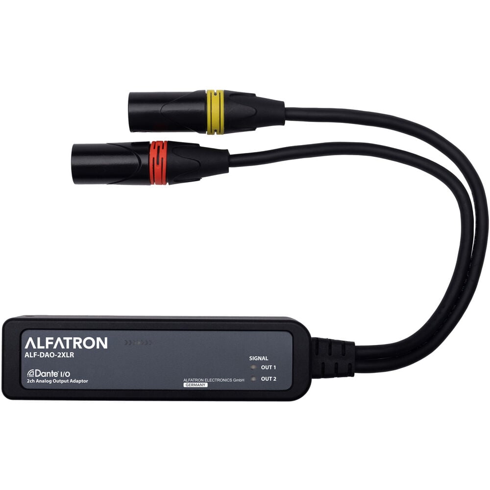 ALF-DAO-2XLR 2 Channel Analog Output Adapter Dante