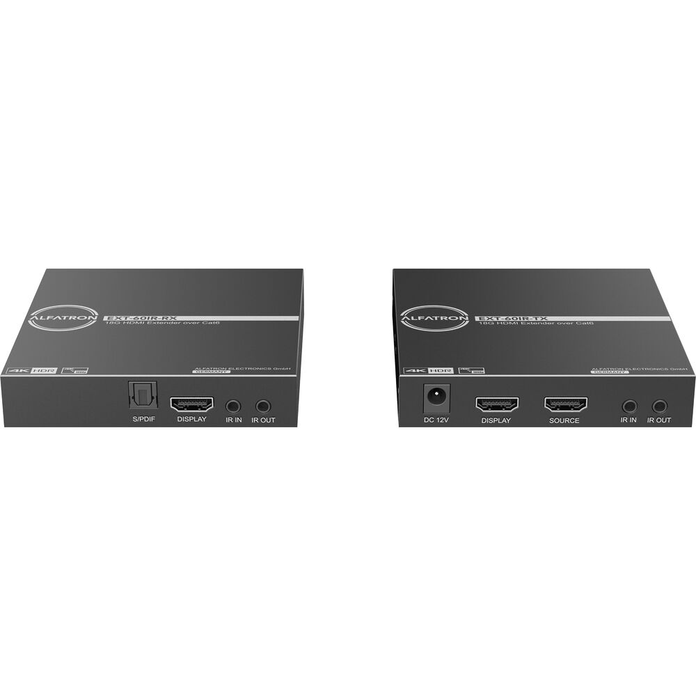 ALF-EXT60IR18G- GEN2 4K 18Gbps HDMI Over CAT Extender Set