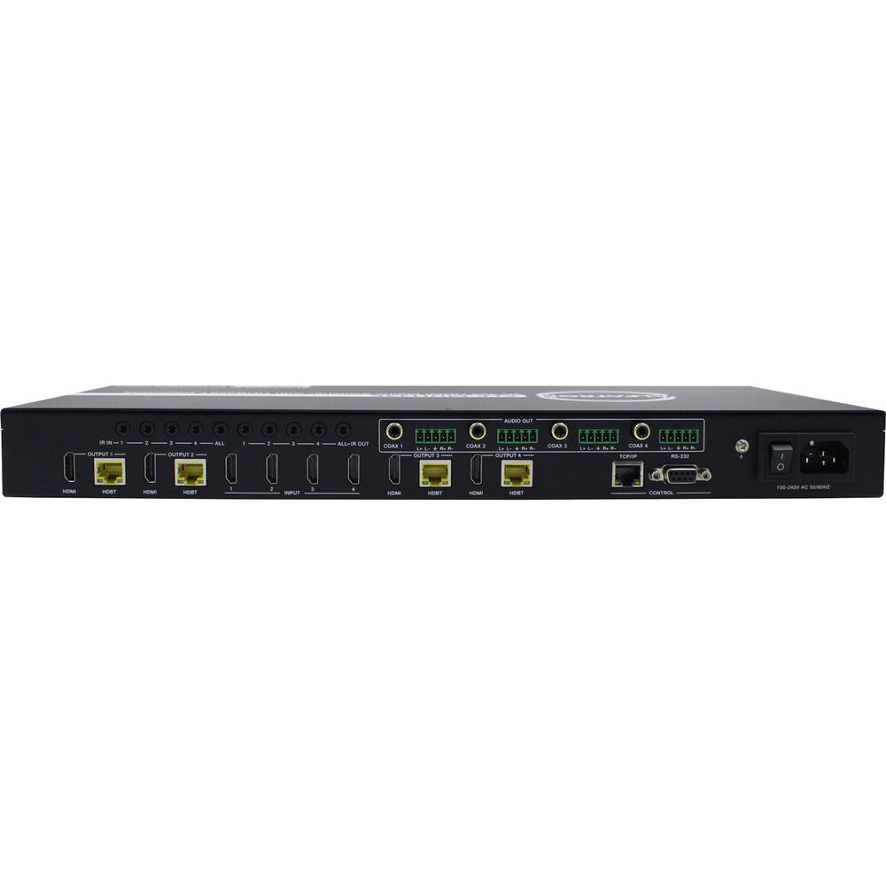 ALF-MUH44E Matrix Switcher with 4 HDMI Inputs 4 HDMI & 4 HD BaseT Outputs