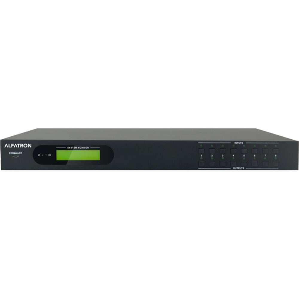 ALF-MUK88A-N 18GB 8x8 HDMI Matrix Switcher with 8 HDMI Inputs & Outputs