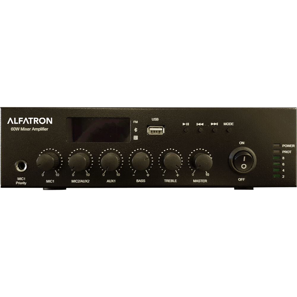ALF-60W-UB 60W Mixer Amplifier & Media Player