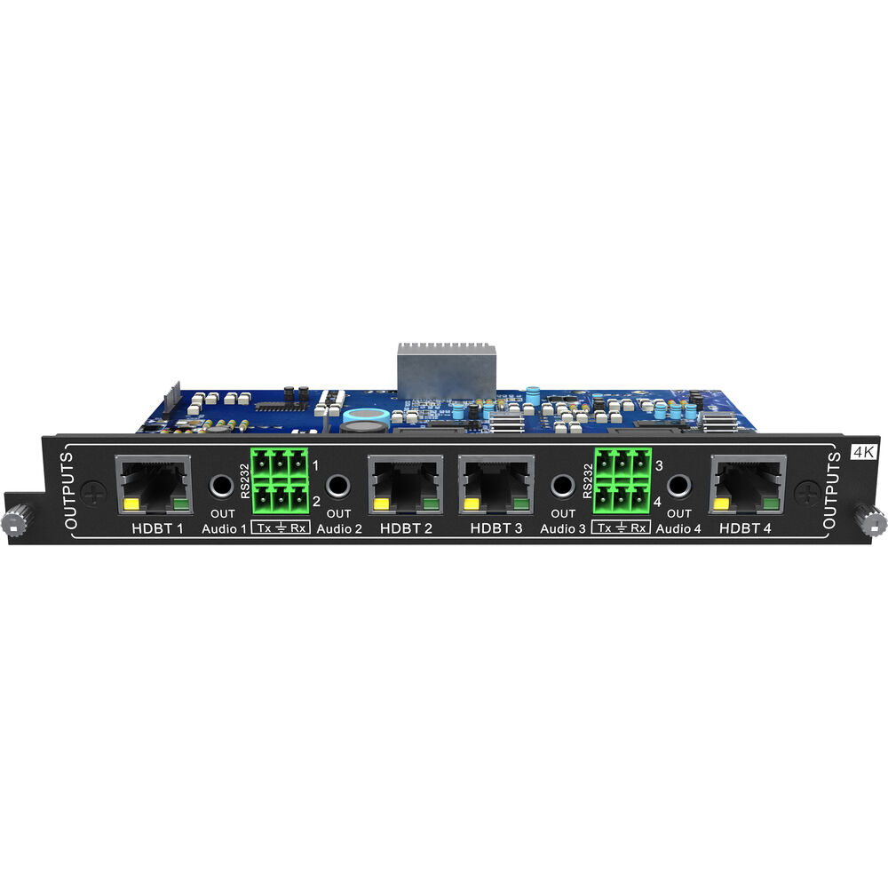 ALFMMX-4O-BT 4K 4x Black HDMI HD BaseT CAT6 Outputs Excludes Receiver