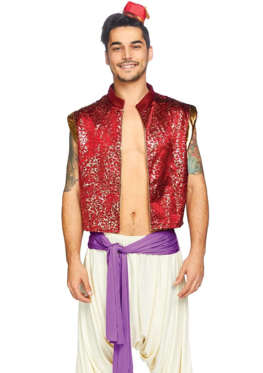 86844 10106 Mens Desert Prince Costume, Multi Color - Medium & Large