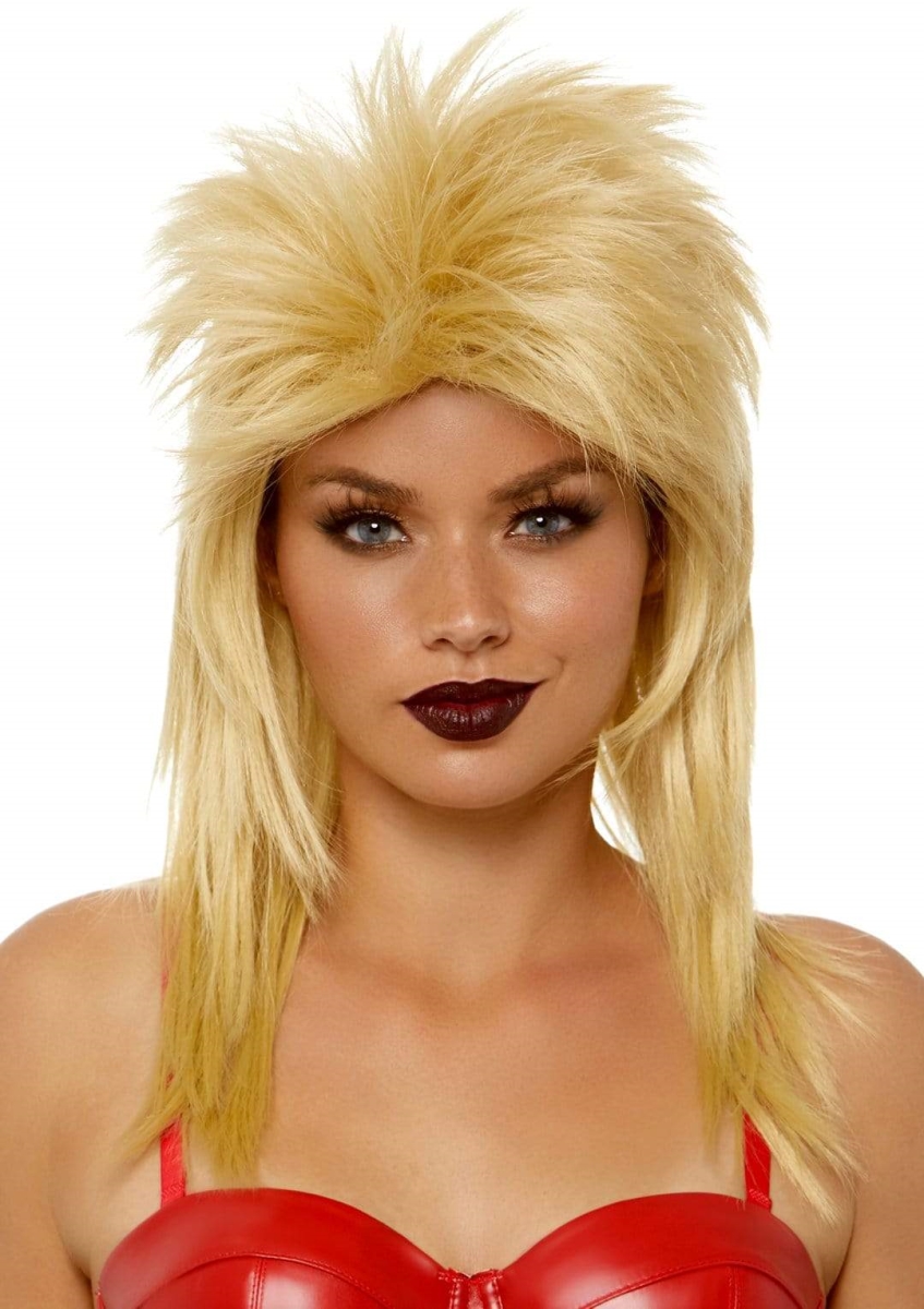 A2862 30922 Unisex Rockstar Wig, Blond - One Size