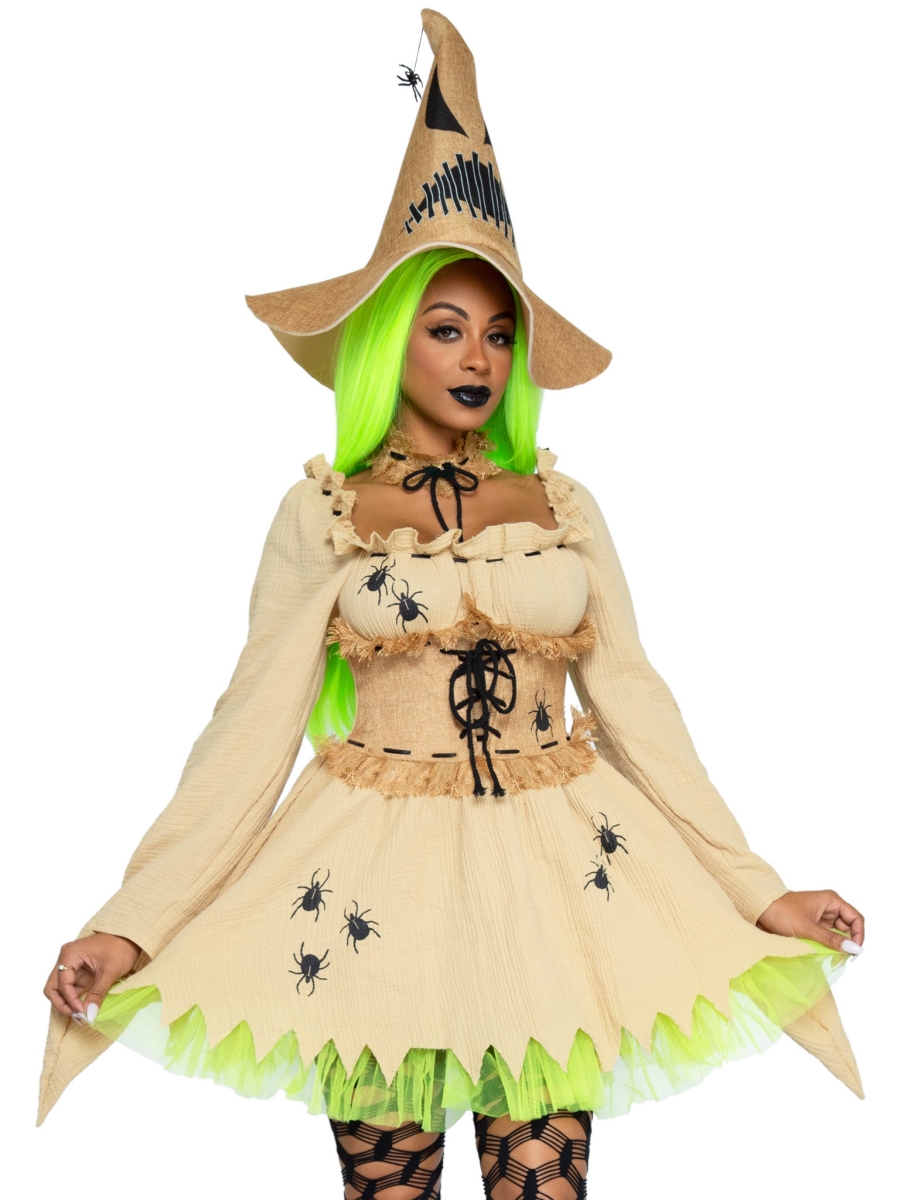 87062 06903 Bugged Out Baddie Costume, Tan - Large