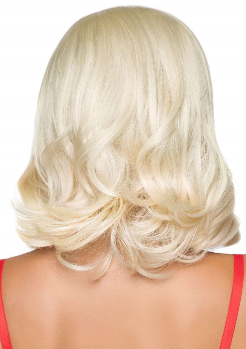 A2882 22022 14 in. Harley Bob Wig, Blonde - One Size