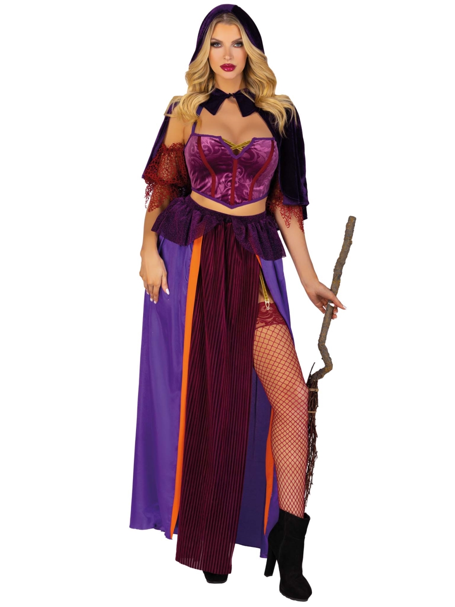 87176 10101 Womens Black Magic Babe Costume, Multi Color - Small - 3 Piece
