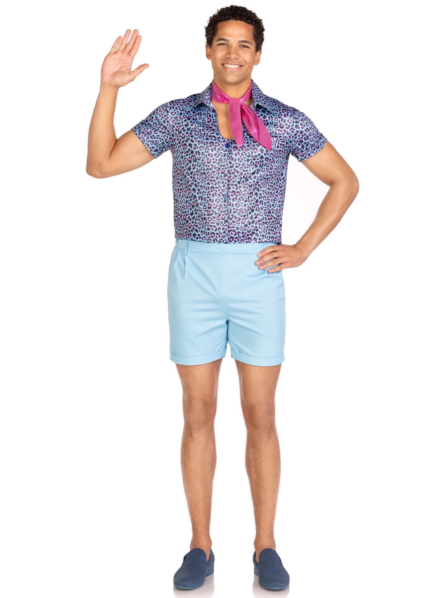 87194 10102 Womens Mr Malibu Costume, Multi Color - Medium - 3 Piece