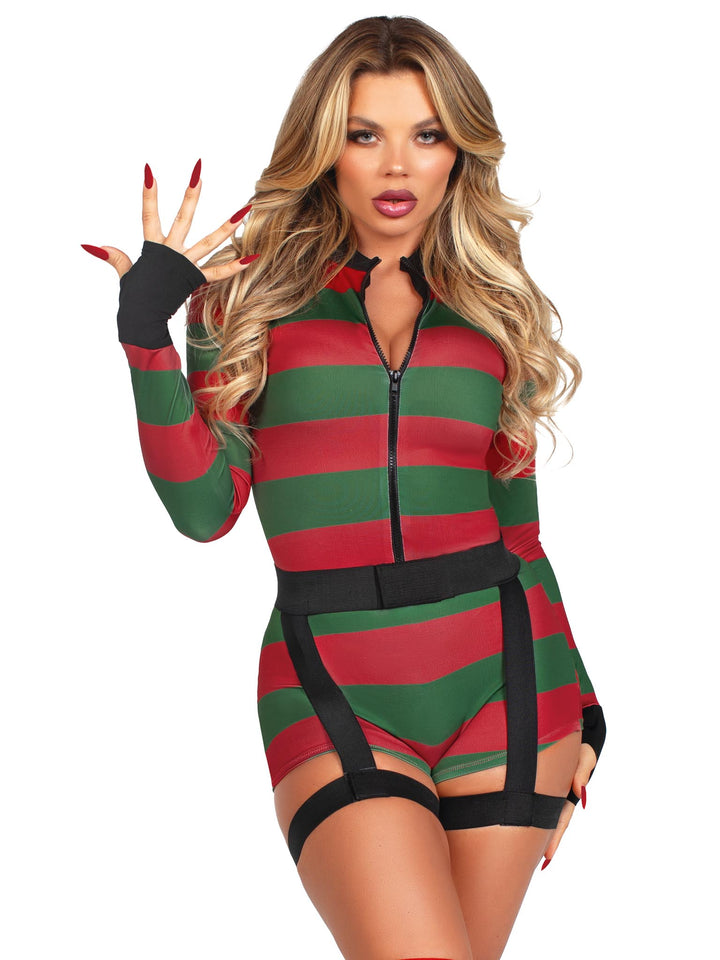 87234 10103 Dream Killer Costume, Red & Green - Large