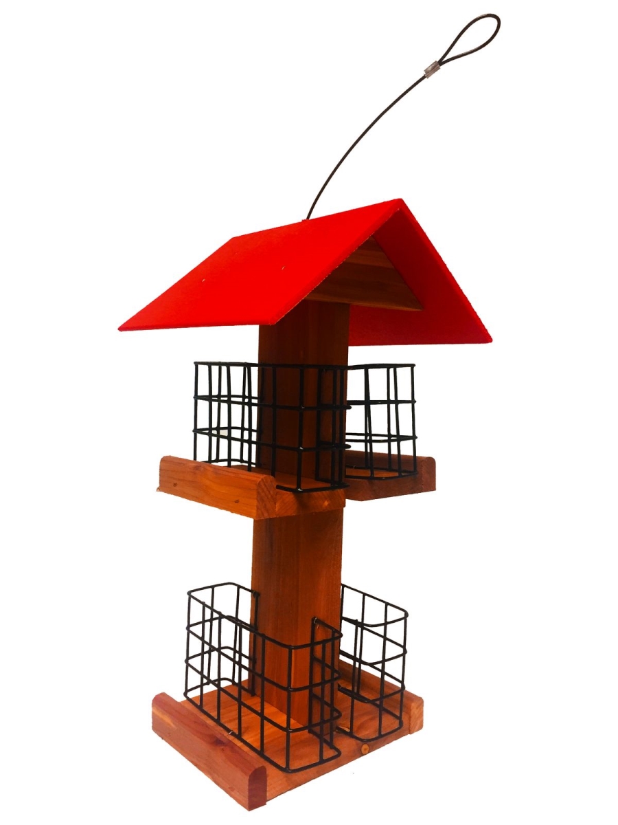 Picture of Homegrown CBF-03208 Quad Cedar Suet Feeder