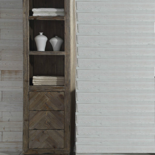 78.7 x 15.9 x 20.1 in. Side Cabinet for WH85, Brown