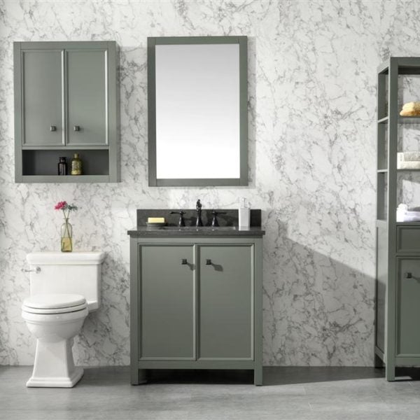30 in. Sink Vanity without Faucet, Vouge Green