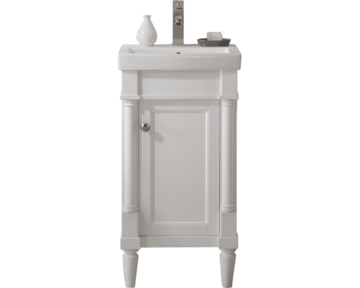 18 in. Sink Vanity, White