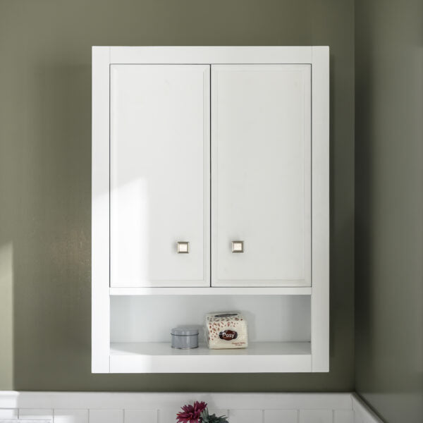 WLF2124-W-TT 24 in. White Toilet Topper Cabinet
