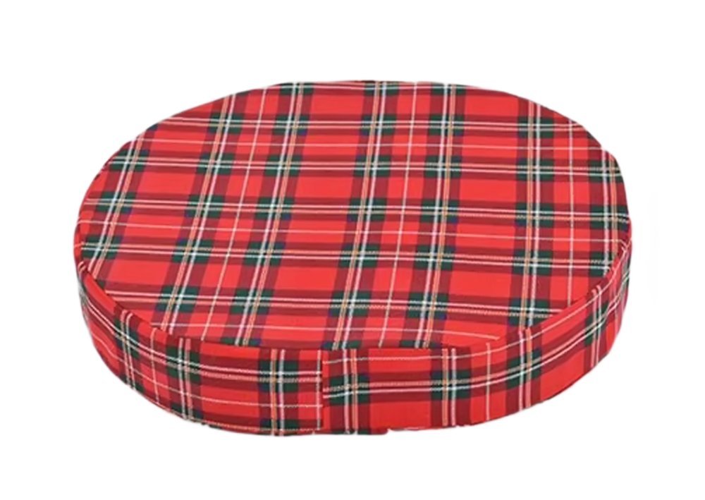 Picture of Living Health Products AZ-74-5009-18RP Donut Cushion - Red Plaid&#44; Large