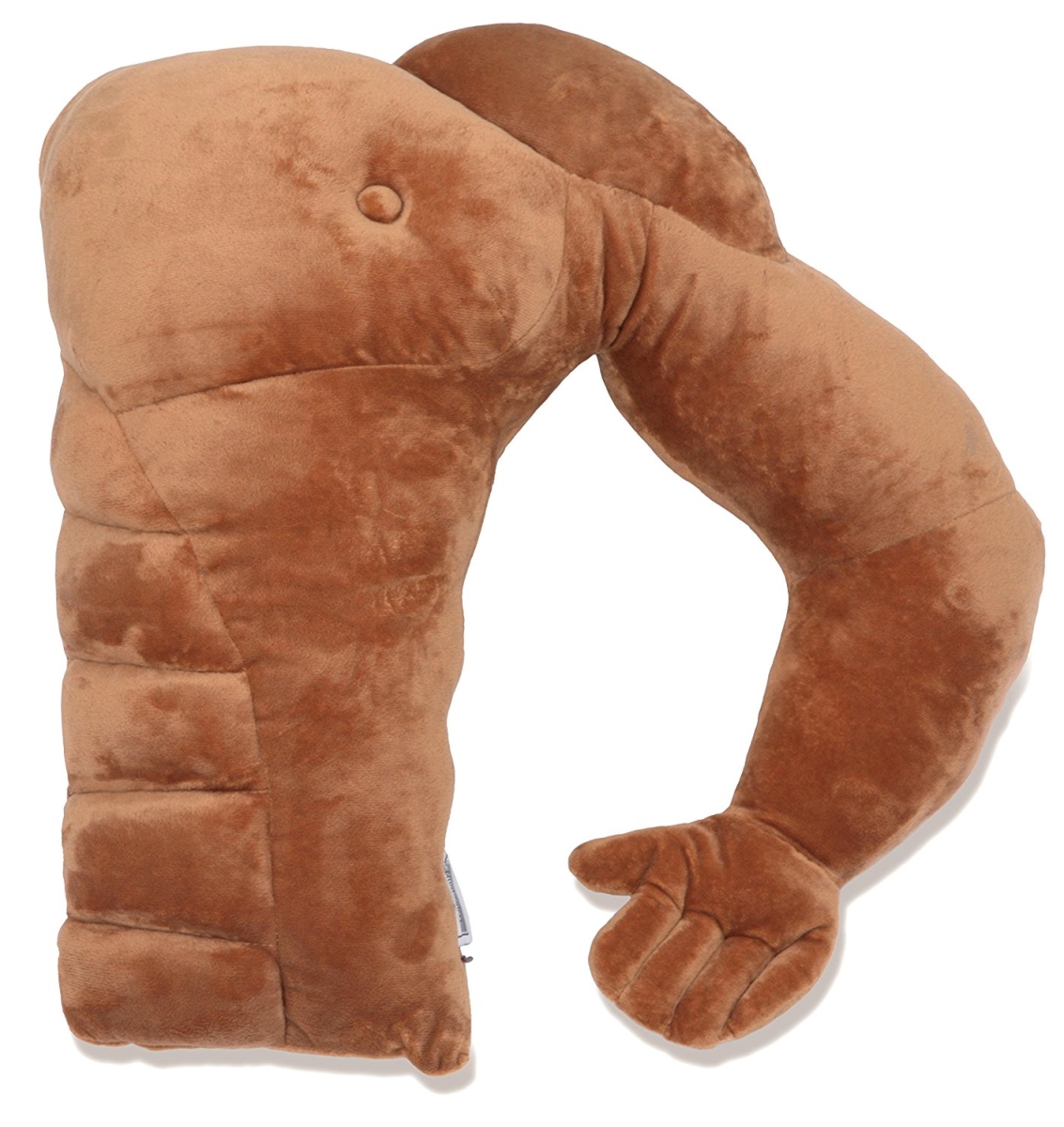 Picture of Living Health Products BFPB-MUS-MA White Man - Boyfriend Muscle Man Arm Plush Cotton Pillow Brawny & Strong