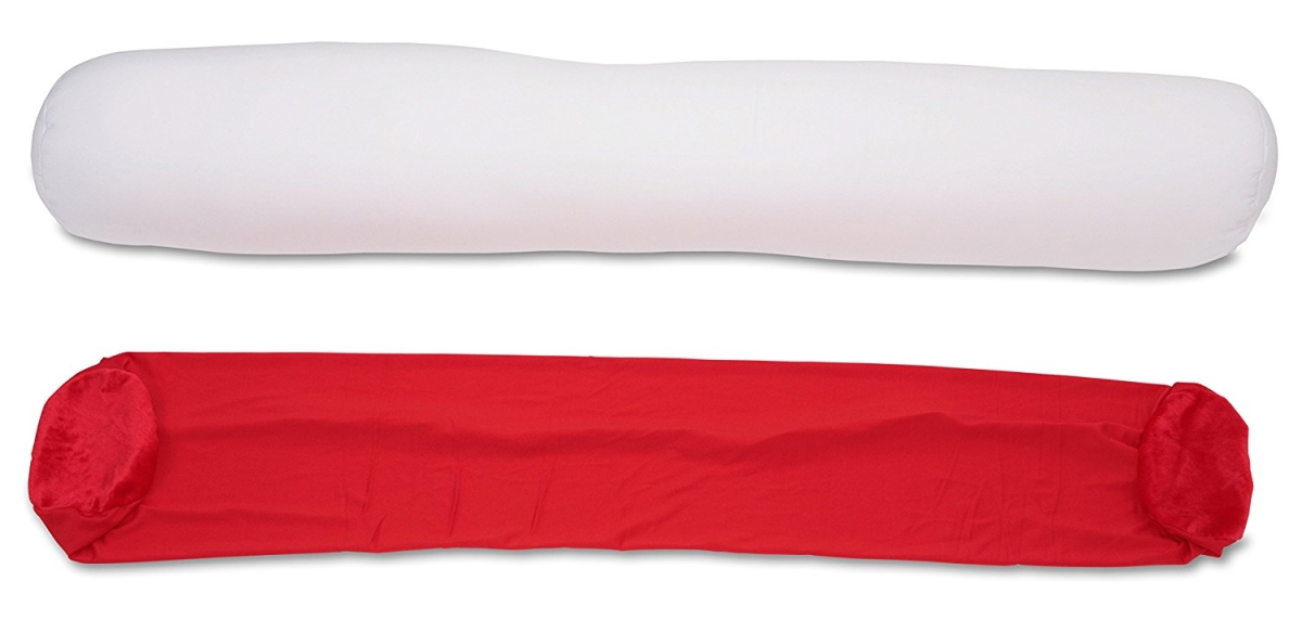 Picture of Living Health Products Microbead Body Pillow Cover - Mooshi Squishy Soft - Red