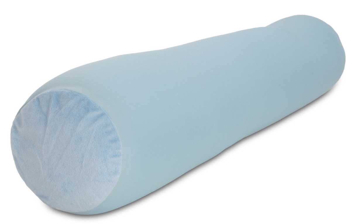 Picture of Living Health Products LRGMBR-LBlue-05 Microbead Body Pillow Light Blue - Mooshi Squishy Soft Cover