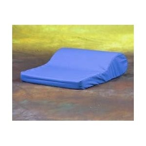 Picture of Living Health Products AZ-74-1016-SBL AB Tension Pillow with Satin Cover - Blue