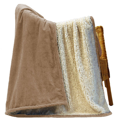 Picture of Living Health Products 35-DC-20328 The Urban Alpaca Home Throw - Mocha