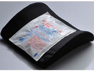 Picture of Living Health Products AZ-74-5523-BK Bucket Seat Memory Foam Lumbar Cushion - Black
