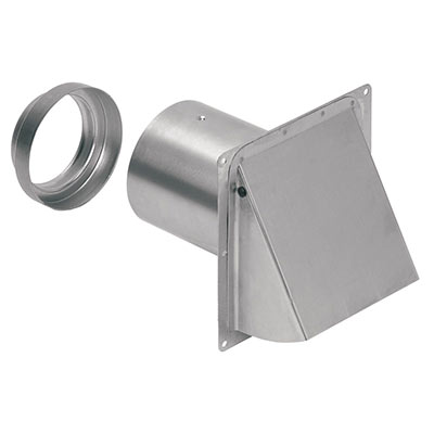 885AL Aluminum Wall Cap for 3 & 4 in. Round Duct -  Broan-Nutone