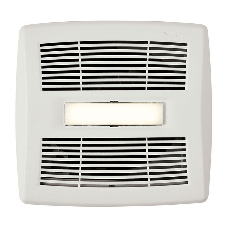 Picture of Broan-Nutone AE110L 110 CFM&#44; 1.3 Sones In-Vent Series Single-Speed Bathroom Exhaust Fan with LED Light