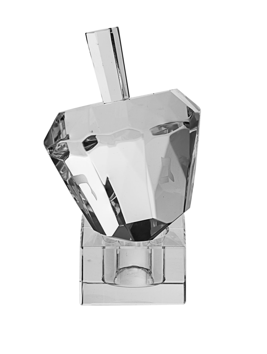 Picture of Legacy Fine Gifts & Judaica 518-C 3.5 in. Diamond Solitaire Dreidel Crystal&#44; Blue