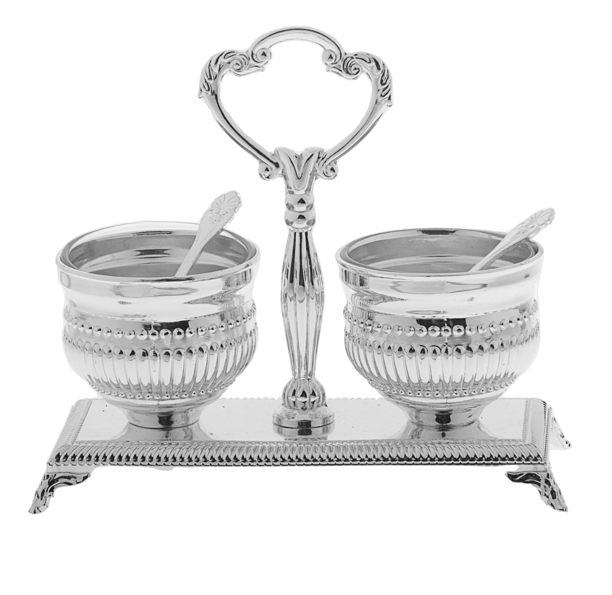 3001 Salt & Pepper Set with Silver Plated
