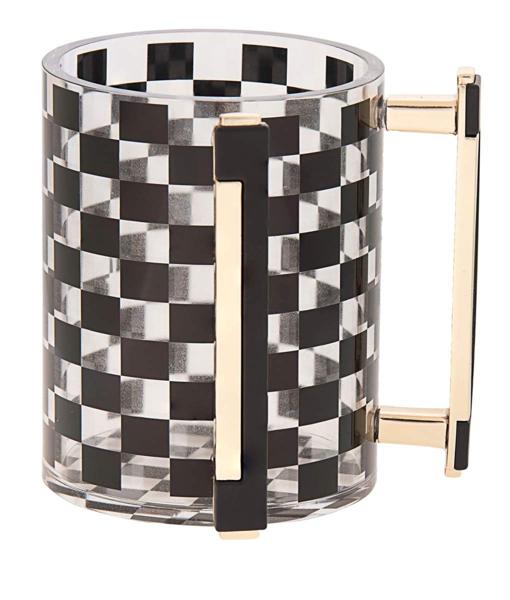 Picture of Legacy Judaica 7080-BC Lucite Wash Cup - Black & Clear