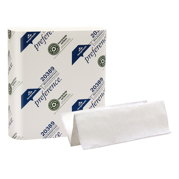 Preference Multifold Paper Towels, White