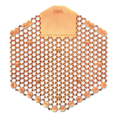 FRS 3WDS60 MAN The Wave Urinal Deodorizer Screens, Mango Orange