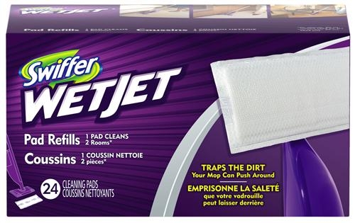 PGC 08443CT Swiffer WetJet System Refill Cloths White