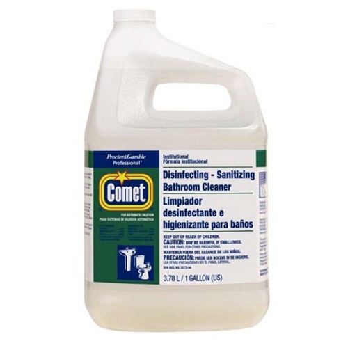 Comet Professional Liquid Disinfectant Bathroom Cleaner Bottle Citrus Scent, 1 gal
