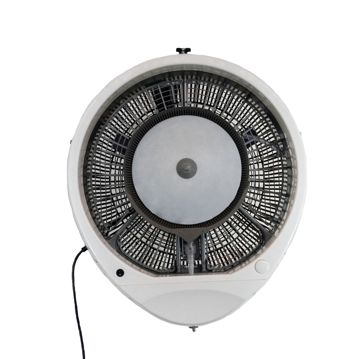 Picture of EcoJet 030102 Cyclone Wall Mount Misting Fan&#44; White - Cools up to 800 sq ft.