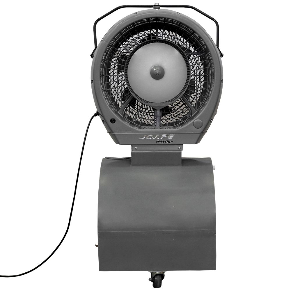 030401 18 gal Cyclone Reservoir Misting Fan, Gray - Cools up 800 sq ft.