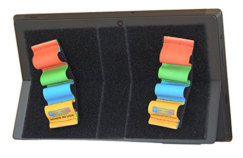 LAZY-HANDS Heavy-Duty 4-Loop Grips (x2 Grips) for MS Surface - XL - Microsoft Colors Solids