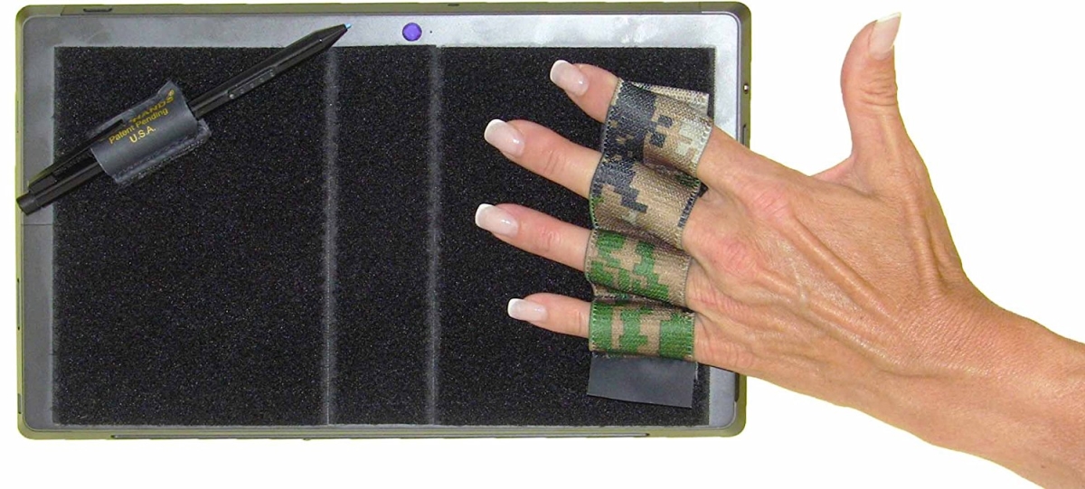 Heavy-Duty 4-Loop Grip for MS Surface with Stylus Grip-Fits Most, Camo