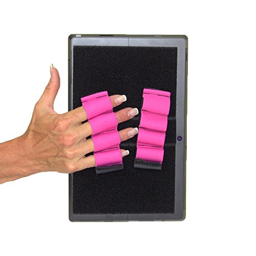 Picture of Lazy Hands 201512 Heavy-Duty 4-Loop Grips for MS Surface, Pink - Extra Large