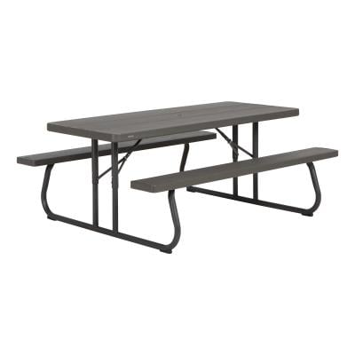 60105 6 ft. Classic Folding Picnic Table