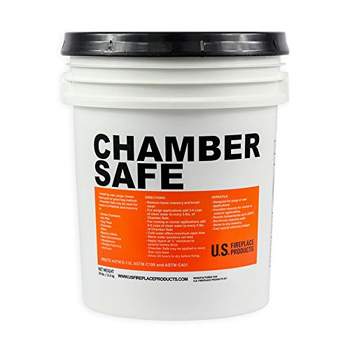 Chamber Safe Refractory Parging Material - 5 Gallons Chimney Repair