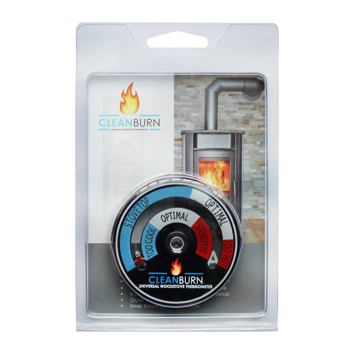 Picture of Lindemann 610165 Universal Woodstove Thermometer