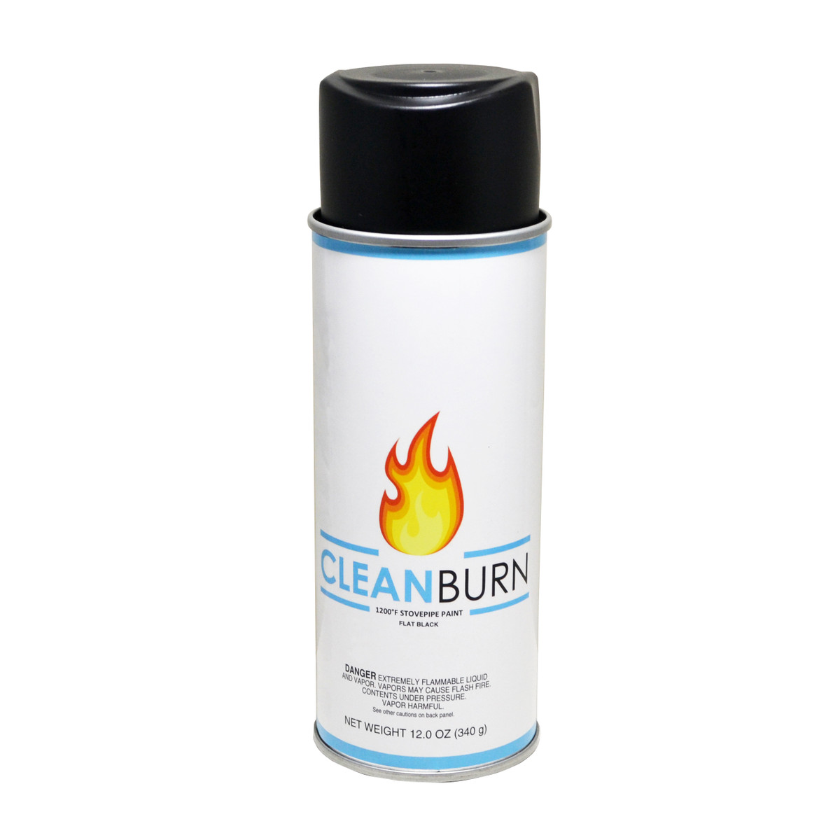 610203 High Temperature Stove Paint, Flat Black