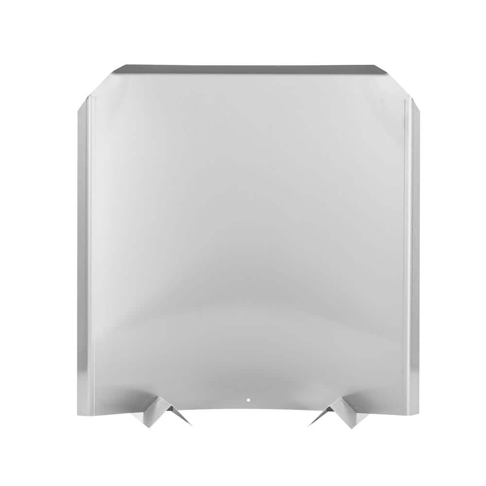 HY-C FB2727U 27 x 27 in. Stainless Steel Firebacks, Painted Black