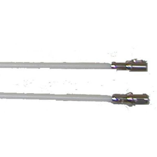 0.31 x 48 in. Dryer Vent ButtonLok Rod White Nylon Rod
