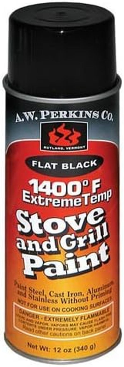 Picture of AW Perkins 90 1400 deg C Stove Paint Spray - Black