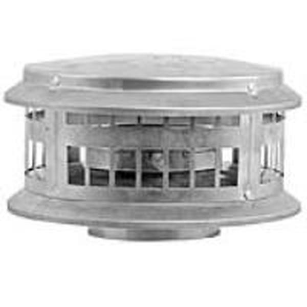 Picture of DuraVent 4BVDC 4 in. Dia. Inner Type B Round Gas Vent Pipe Double Wall Chimney Cap