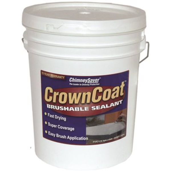 5 gal Crowncoat Brushable Gray Sealant - Buff Gray