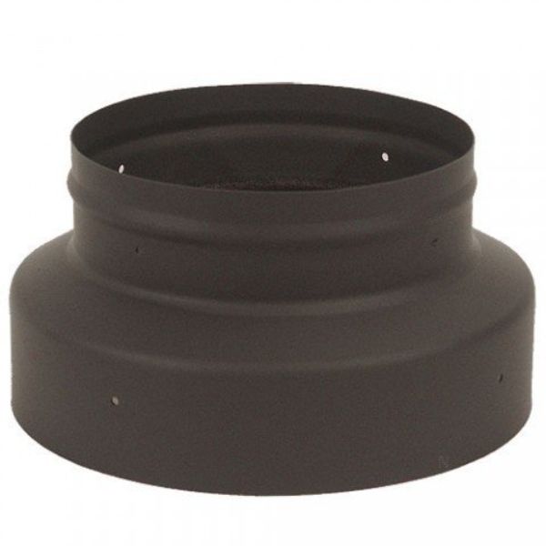 8 to 6 in. No Crimp Black Reducer