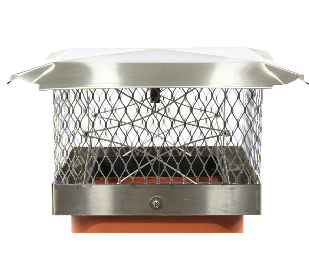 Picture of US Fireplace Products TDP1318 13 x 18 in. The Top Damper Plus Steel Chimney Cap